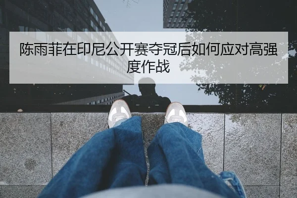 陈雨菲在印尼公开赛夺冠后如何应对高强度作战